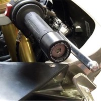 Závaží R&G Racing do řidítek pro motocykly BMW S1000RR, černá (pár)